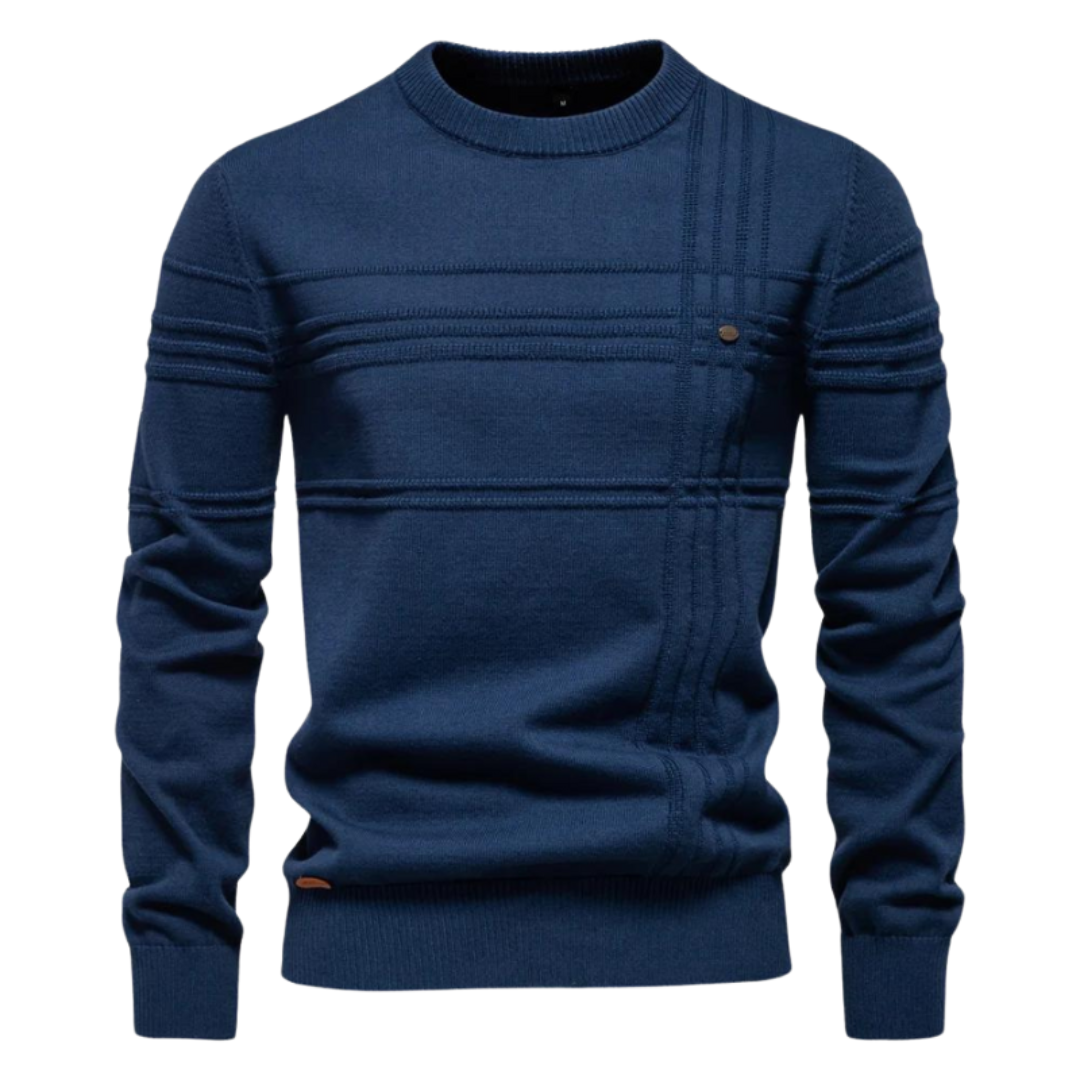 MIRAVO | Eleganter Herrenpullover mit Karodesign
