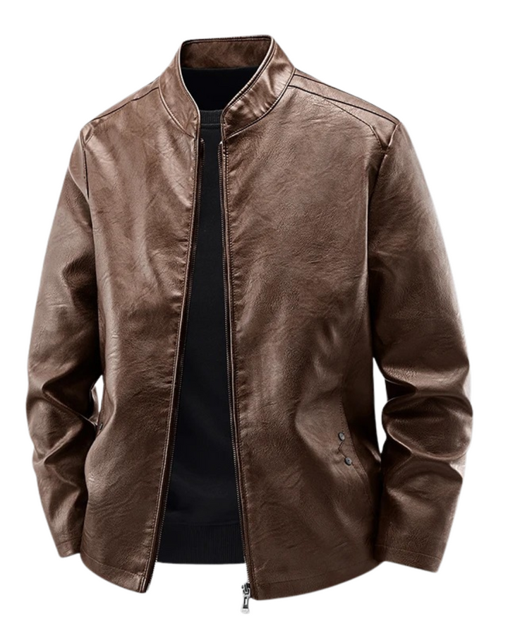 Marek™ | Leder-Motorradjacke