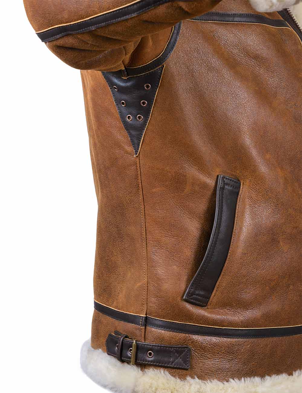 Aron™ | Bomberjacke mit Kunstfellkapuze