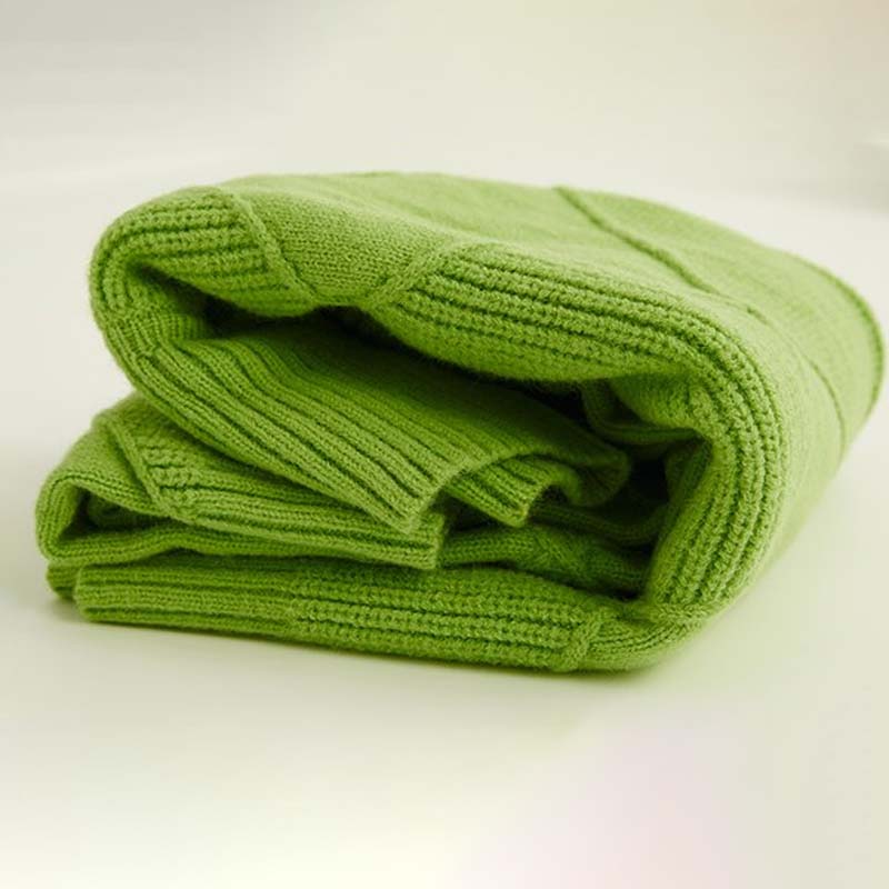 Kylie | Strukturierter Rollkragen Strickpullover