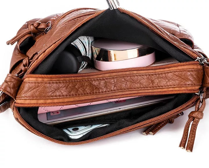 Ava | Weiche Lederhandtasche