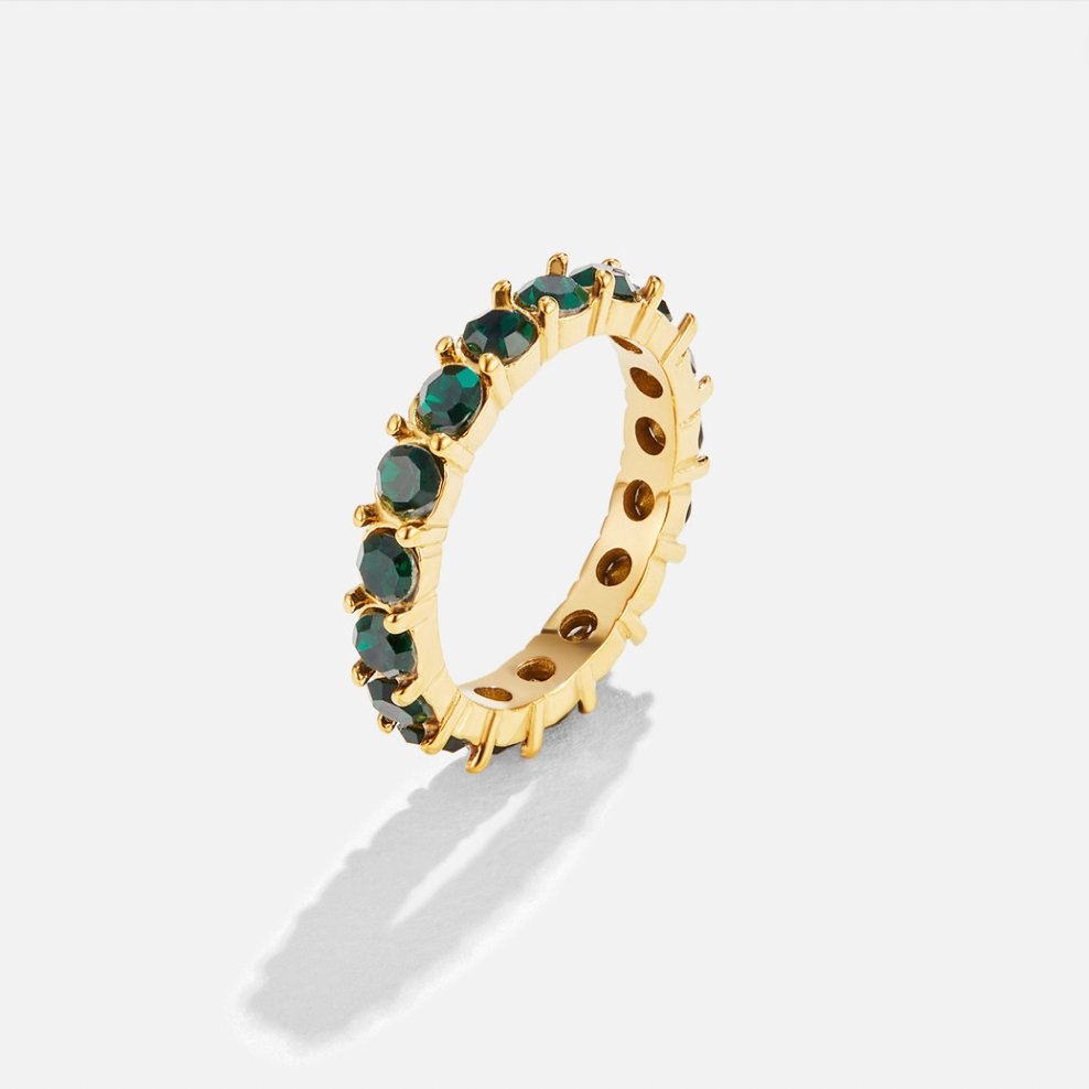 Bague en cristal Emerald Beauty