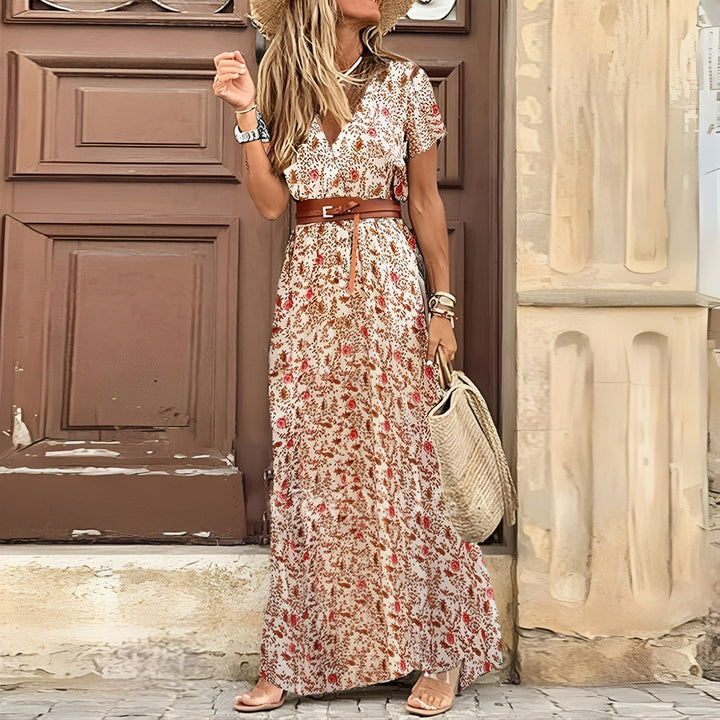 Luna | Elegantes Bohemian Maxi-Kleid