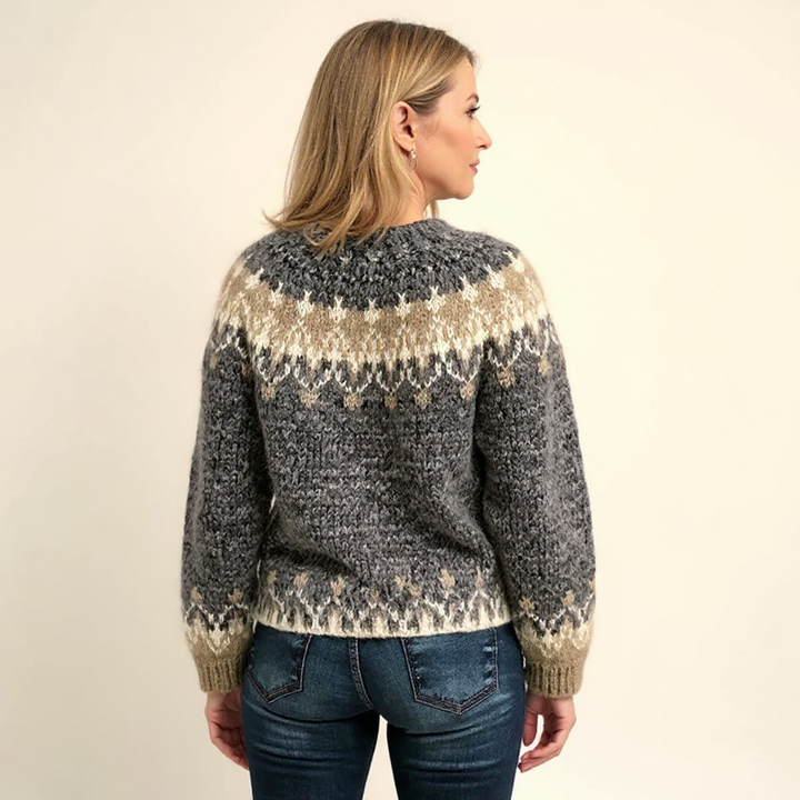 Samantha | Vintage Isländischer Pullover