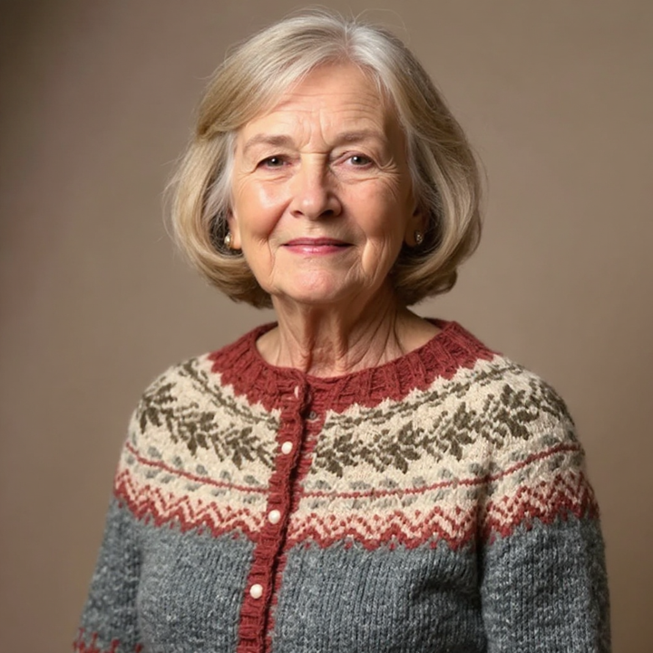 Atasha | Vintage Isländischer Cardigan