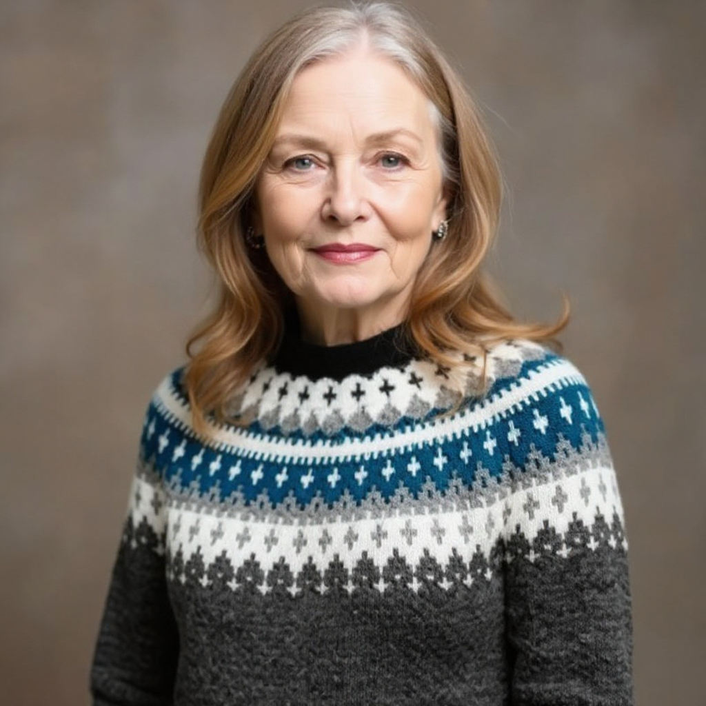 Althea | Vintage Isländischer Pullover