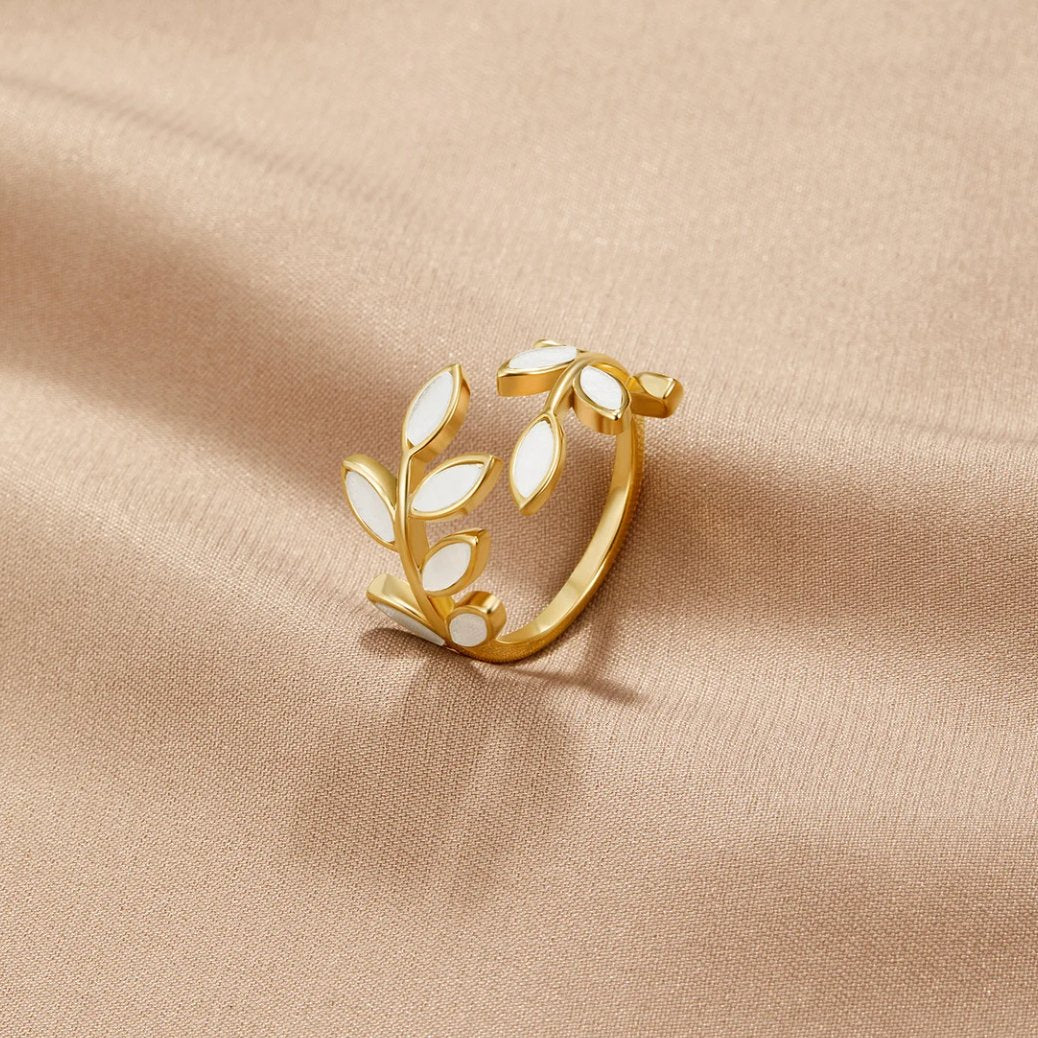Bague en feuille d'or