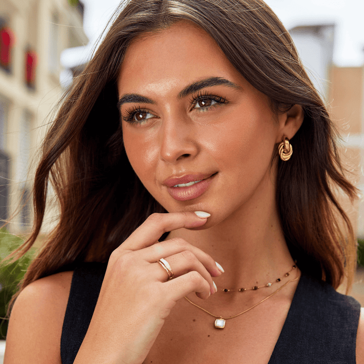 Bague superposée en or Sahara