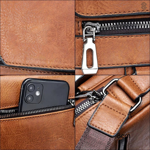 Nienke - Luxus Schultertasche aus Leder