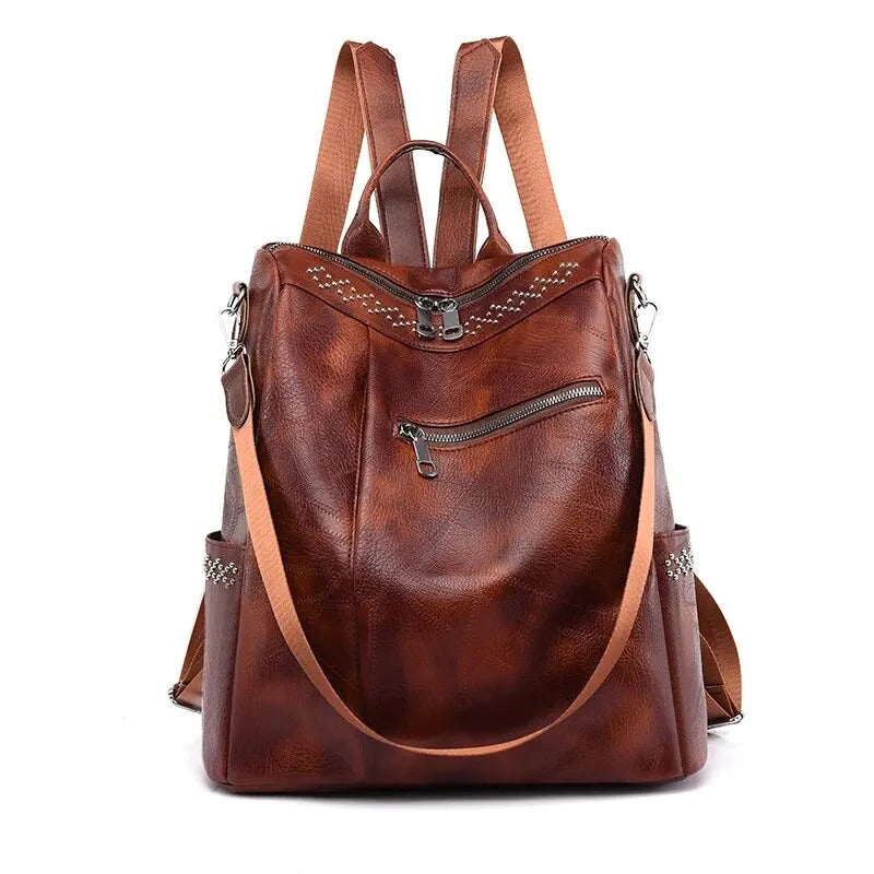 Line™ - Vintage Leder Rucksack