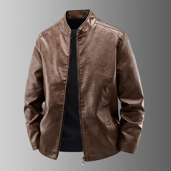 Marek™ | Leder-Motorradjacke