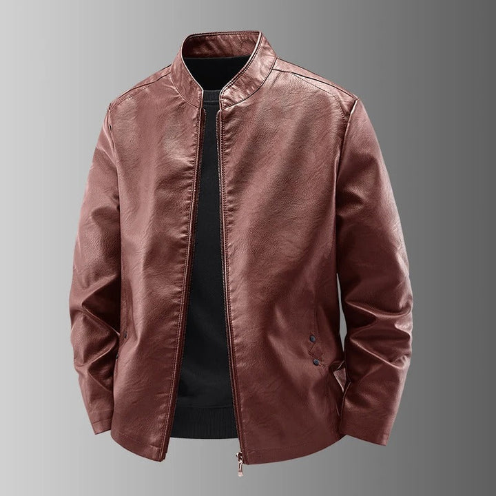 Marek™ | Leder-Motorradjacke