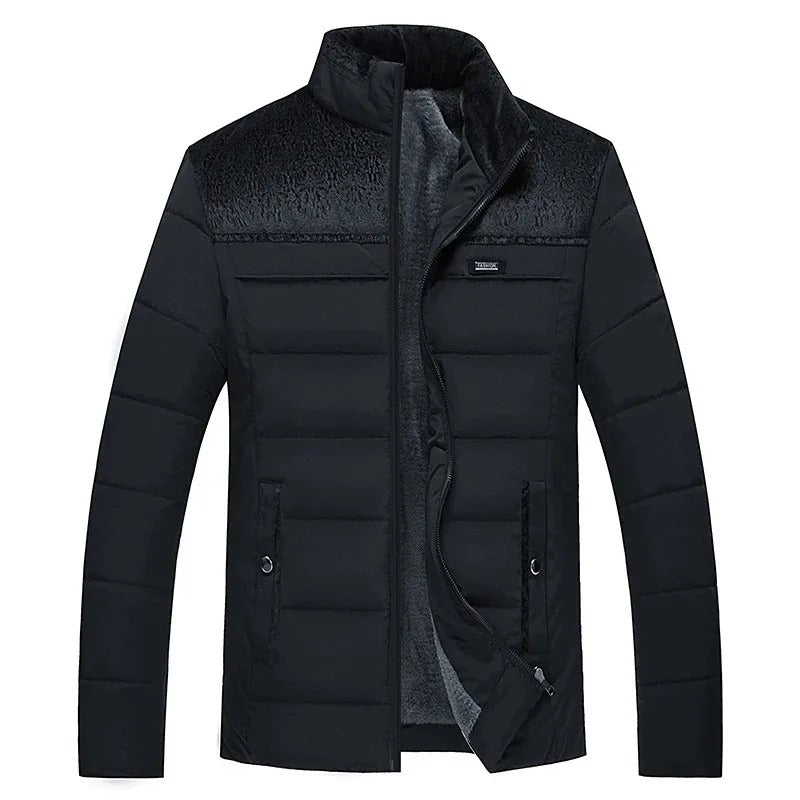Elegante Pufferjacke Mit Fütterung