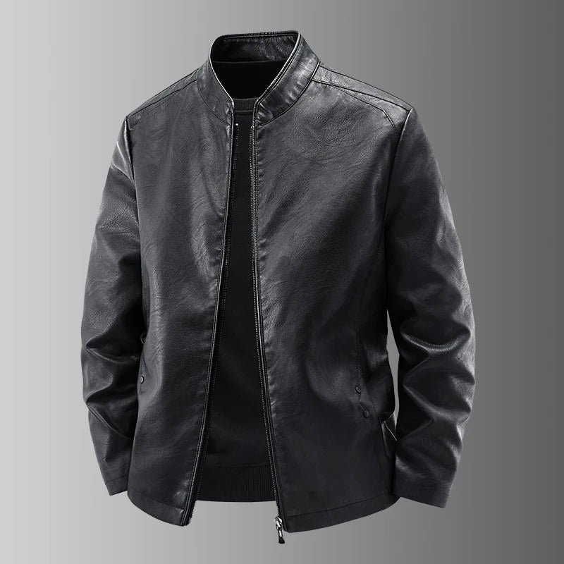 Marek™ | Leder-Motorradjacke