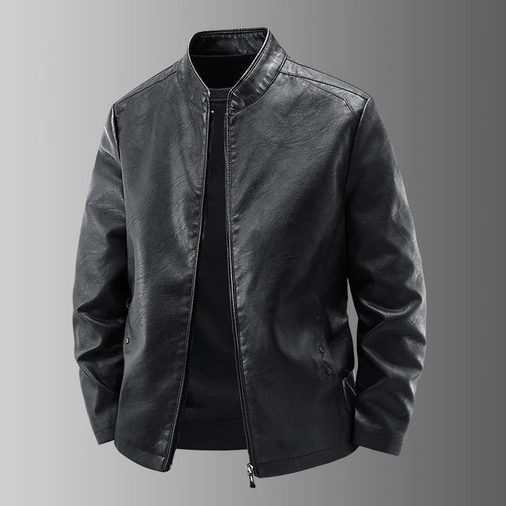 Marek™ | Leder-Motorradjacke