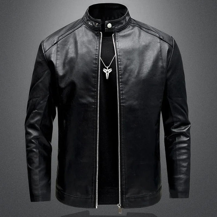 Elegante Biker-Lederjacke für Herren