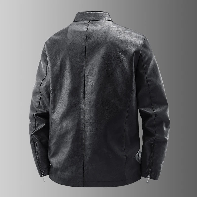 Marek™ | Leder-Motorradjacke