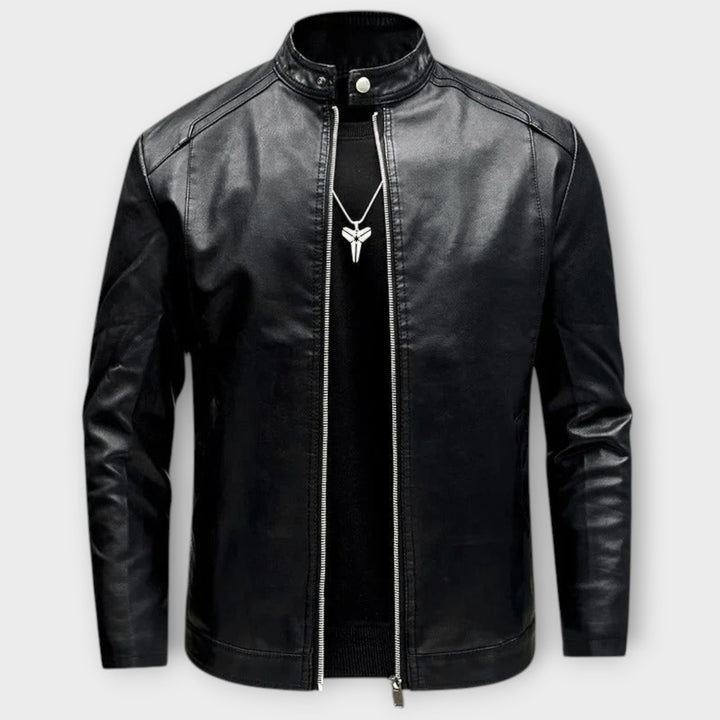 Elegante Biker-Lederjacke für Herren