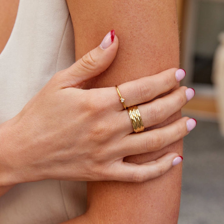 Petite bague Love Crystal Heart