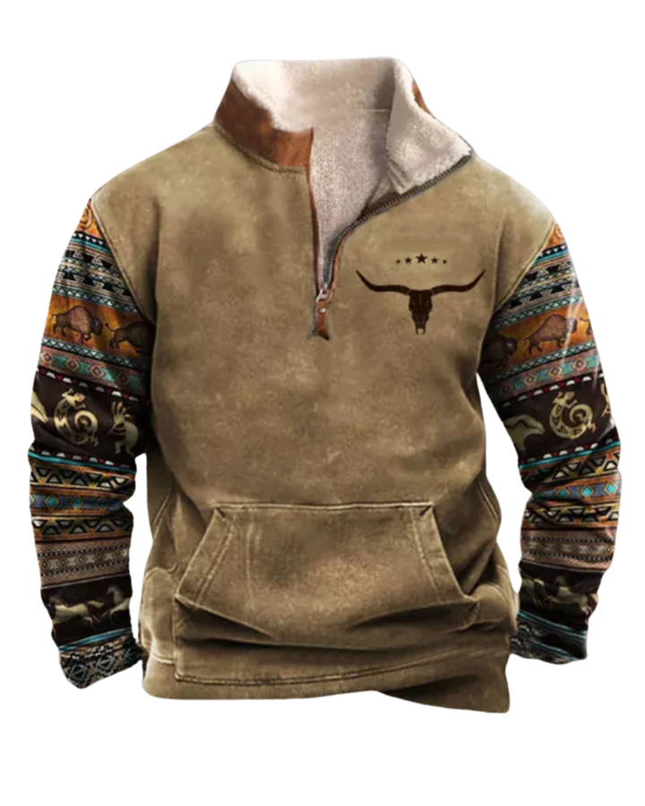 Lukas - Vintage Zip Pullover