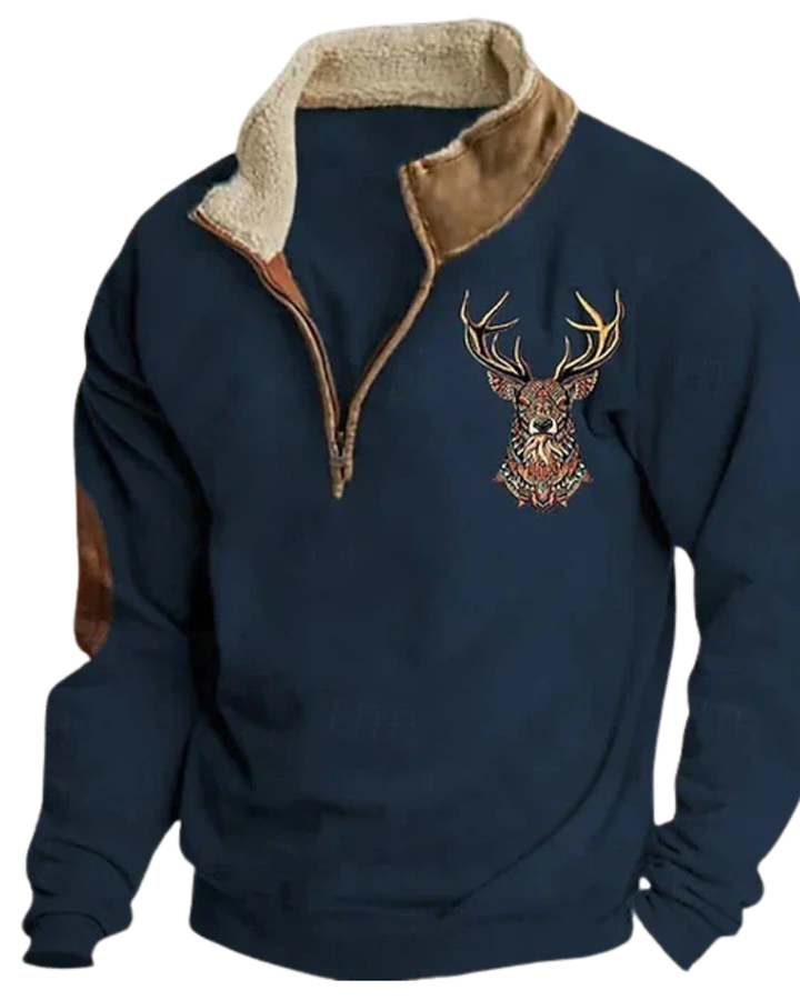 Oliver - Vintage Zip Pullover