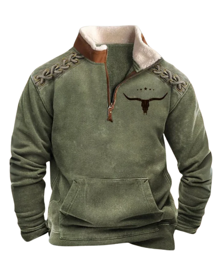 Patrick - Vintage Zip Pullover