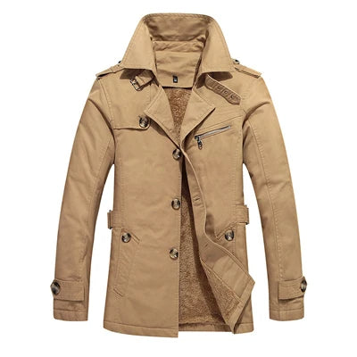 Karel – Eleganter gepolsterter Trenchcoat
